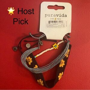 Pura Vida monthly pack flowers NWT